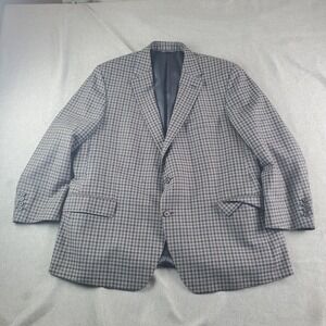 S Cohen Sport Coat Mens 49 S Gun Check Lanificio Di Pray Wool Blazer Jacket